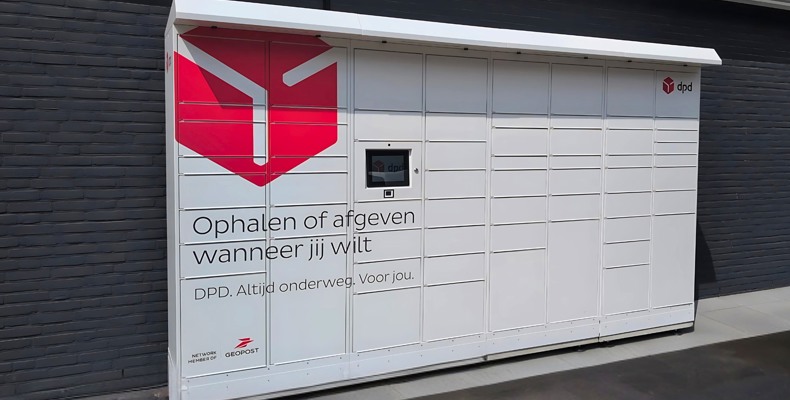 Pakketautomaat voorbeeld