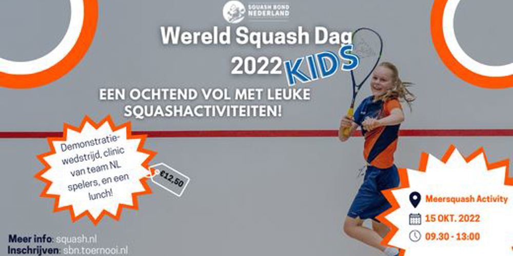 Foto van Wereld Squash Dag